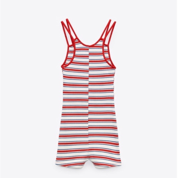 NEW Zara X Kappa stripe romper - Picture 2 of 8